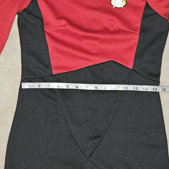 Star Trek Next Generation Picard Red Uniform Halloween Costume JLP Adult Small - Picture 10 of 15